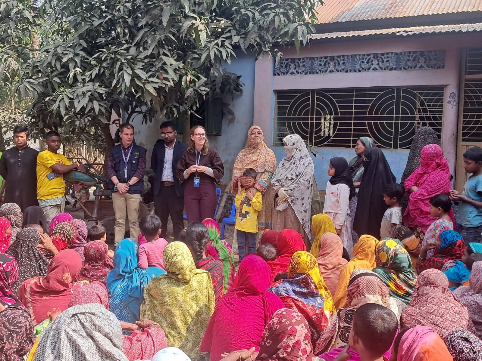 নির্বাচনি মহিলা উঠান বৈঠক অনুষ্ঠিত, উপস্থিত ছিলেন ইইউ নির্বাচনী পর্যবেক্ষক টীম
