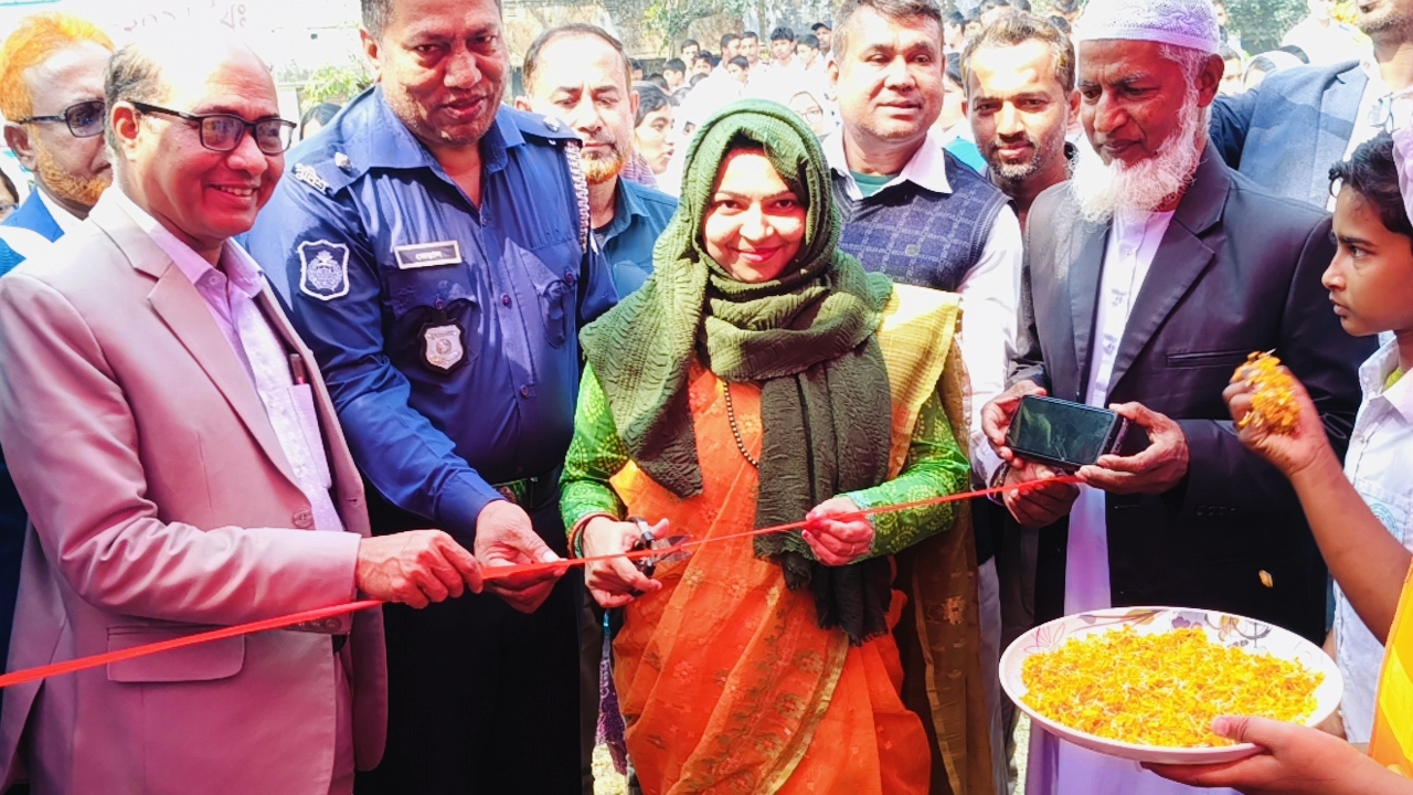 নলডাঙ্গা ভূষণ মাধ্যমিক বিদ্যালয়ে বিজ্ঞান মেলা উদ্বোধন