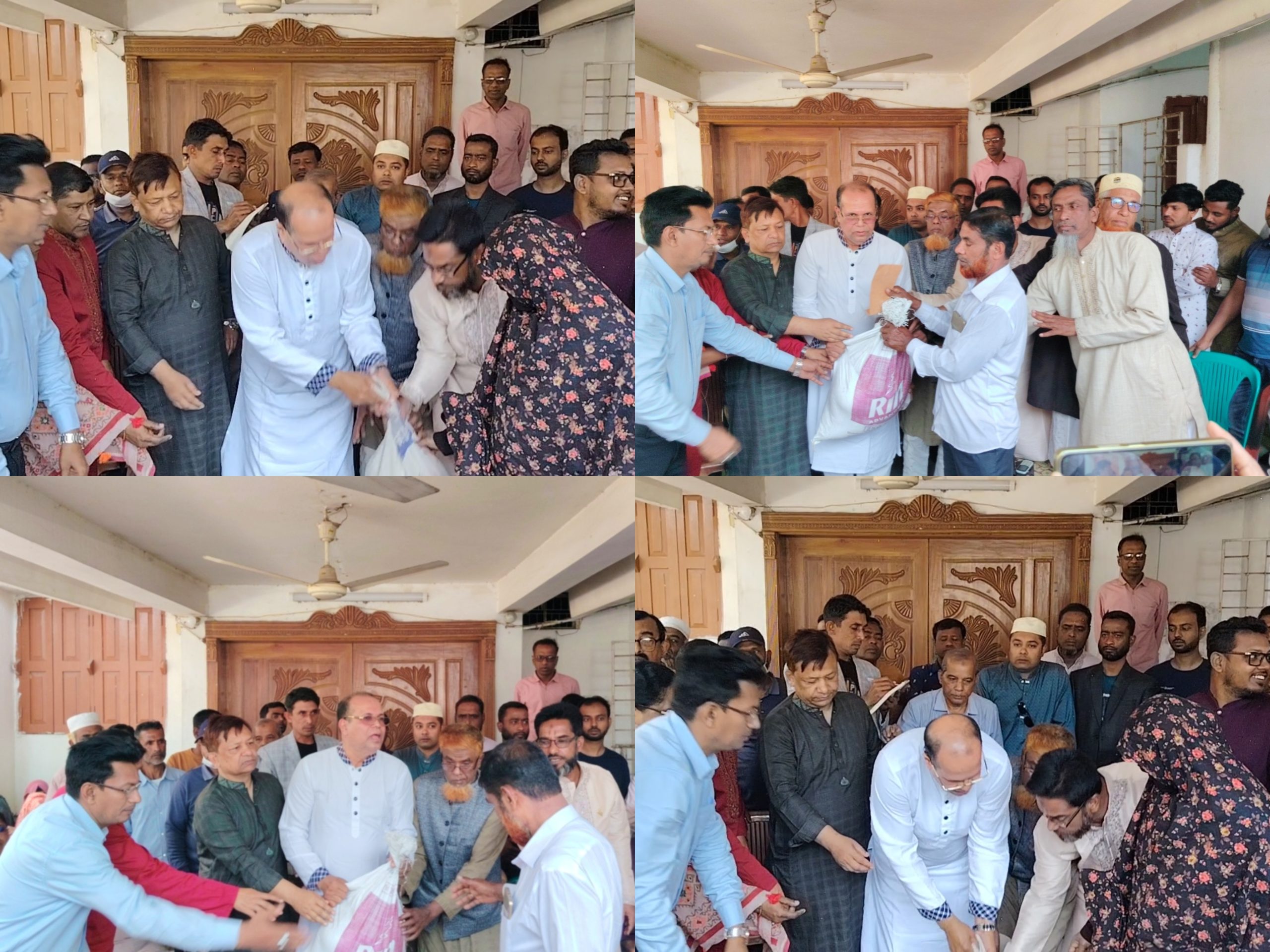 লোহাগড়ায় সড়ক দূর্ঘটনায় নিহত ও পঙ্গু পরিবারের সদস্যদের মধ্যে ইফতার ও ঈদ উপহার সামগ্রী বিতরণ