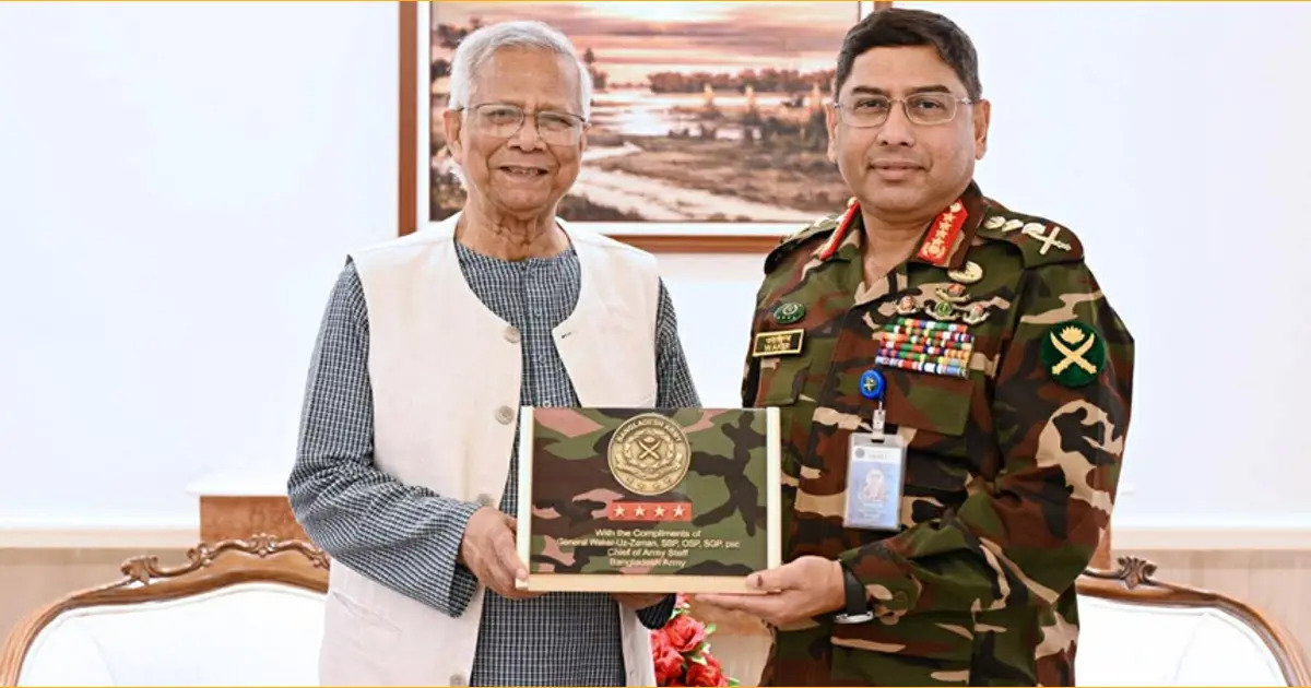 প্রধান উপদেষ্টা ও সেনাপ্রধানের বিদায়ি সাক্ষাৎ