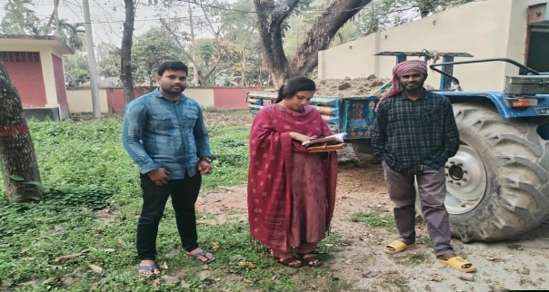 রংপুরের তারাগঞ্জে অবৈধ বালু উত্তোলন, ৫০ হাজার টাকা জরিমানা