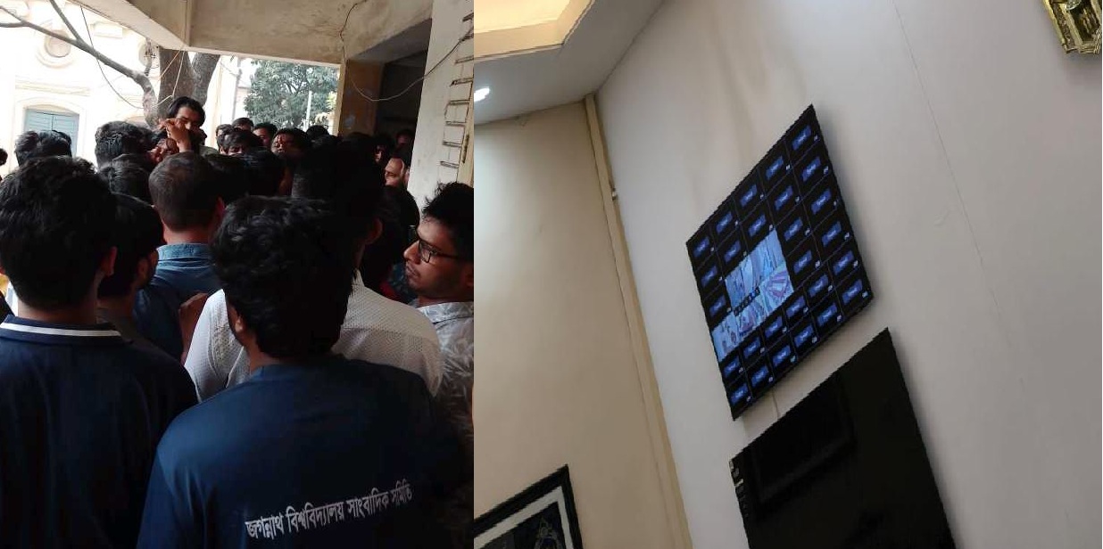 জবি সাংবাদিক সমিতিতে ছাত্রদলের হামলার আগে রহস্যজনক বন্ধ সিসিটিভি