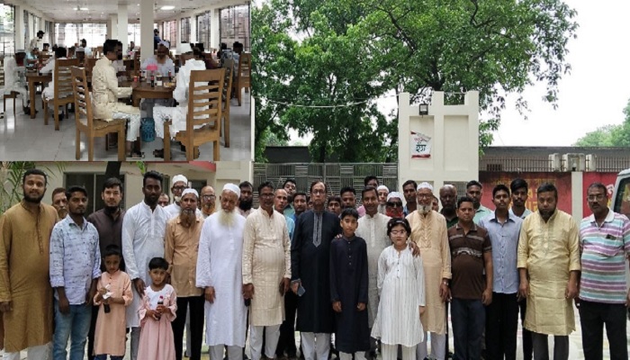 পরিবার ছেড়ে ক্যাম্পাসের পাহাড়ায় যারা, তাঁদের সঙ্গে ঈদ কাটালেন বুটেক্সের উপাচার্য