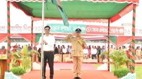 নওগাঁয় যথাযোগ্য মর্যাদায় মহান স্বাধীনতা ও জাতীয় দিবস উদযাপিত