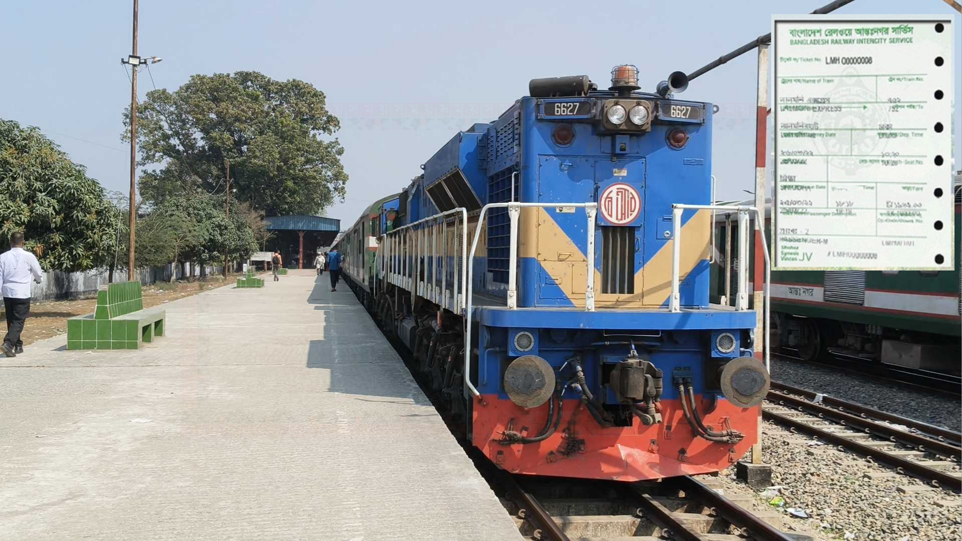ঈদযাত্রায় ১৬ মার্চের ট্রেনের অগ্রিম টিকিট বিক্রি চলছে