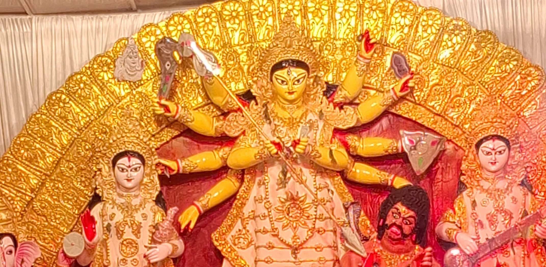 বাউফলে প্রথমবারের মতো সার্বজনীন বাসন্তী পূজার আয়োজন