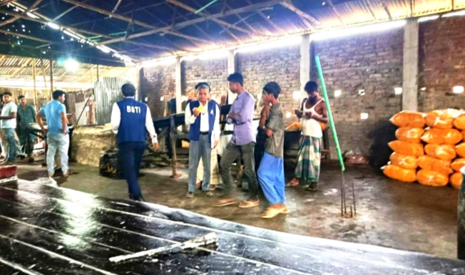 কুড়িগ্রামে লাইসেন্স ছাড়া লাচ্ছা সেমাই উৎপাদন, মালিককে ৫০ হাজার টাকা জরিমানা