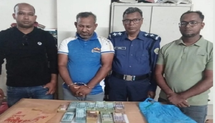বাউফলে নগদ টাকা ও ইয়াবা সহ মাদক কারবারি আটক
