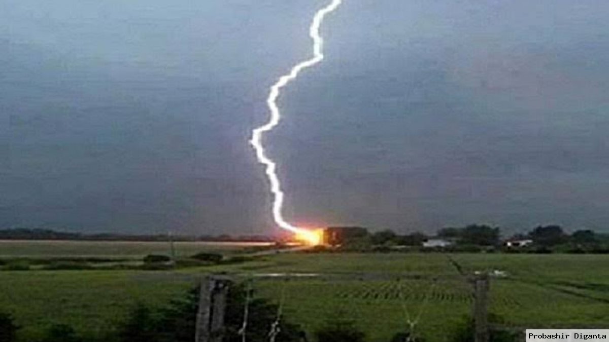 নেত্রকোণার খালিয়াজুরীতে বজ্রপাতে কৃষকের মৃত্যু