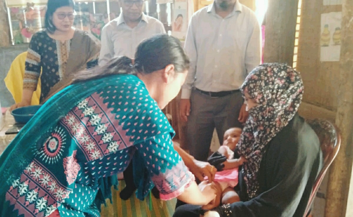 আলীকদমে হাম/রুবেলা টিকাদান ক্যাম্পেইন উদ্ভোধন