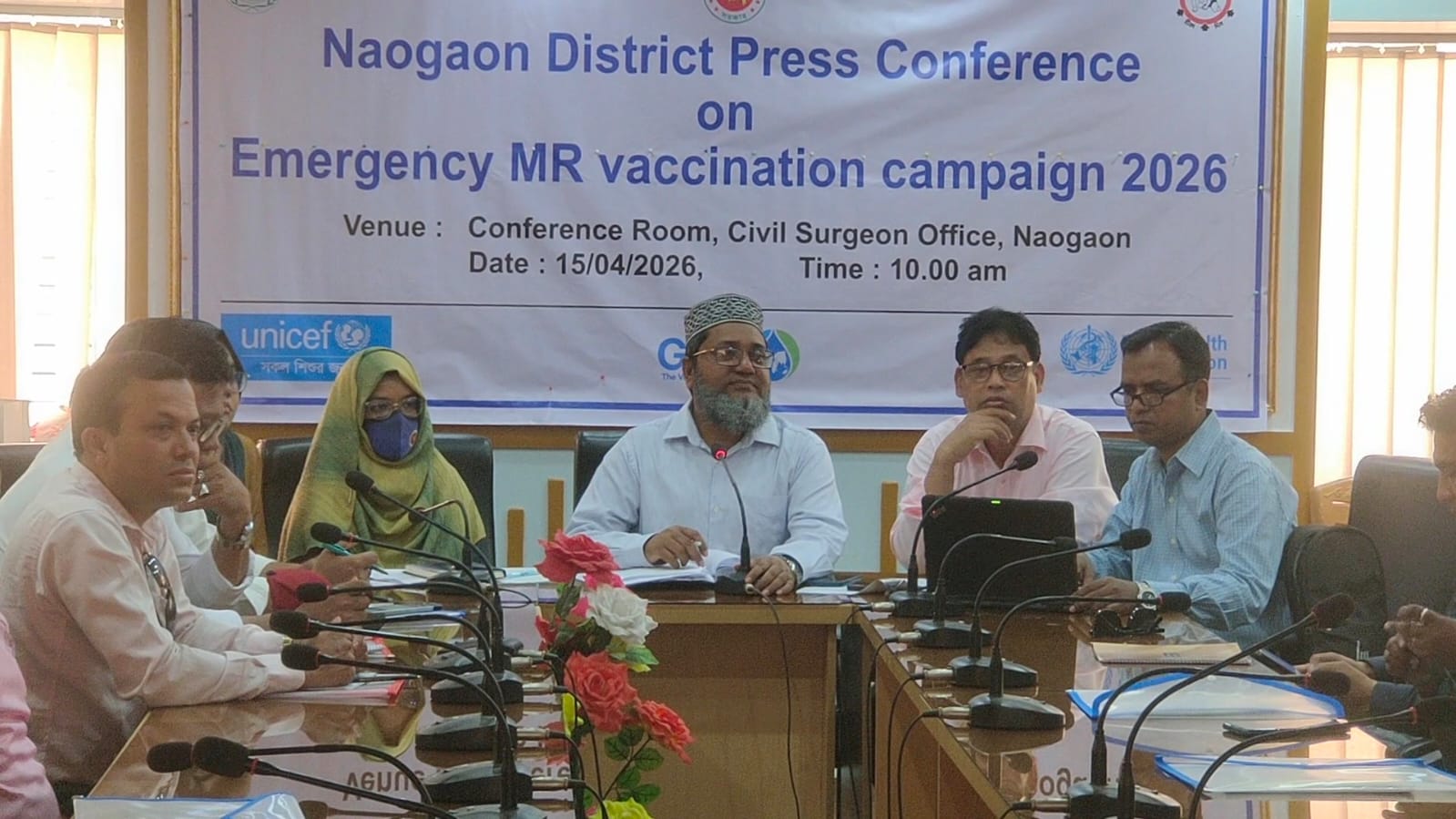 নওগাঁয় হাম-রুবেলা টিকা ক্যাম্পেইন: ২.৬ লাখ শিশুকে টিকার আওতায় আনার লক্ষ্য