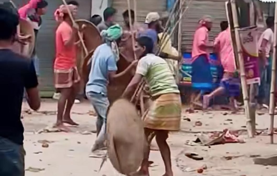 নড়াইলে দুই গ্রামবাসীর মধ্যে সংঘর্ষে আহত ৫