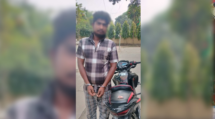 মান্দায় ৩০ পিস ইয়াবাসহ যুবক গ্রেফতার, মোটরসাইকেল জব্দ