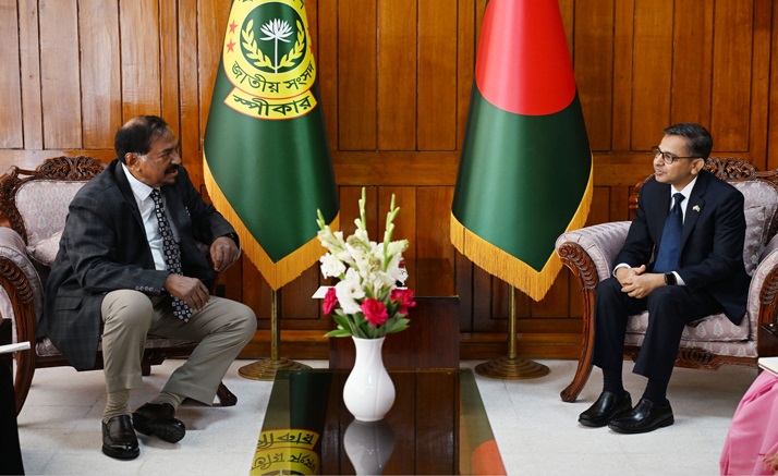 স্পিকারের সঙ্গে ভারতীয় হাইকমিশনারের সাক্ষাৎ