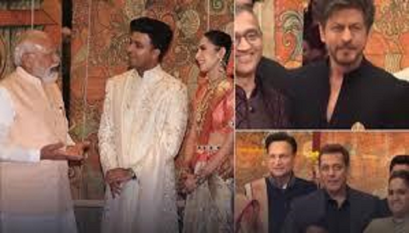 মোদির সঙ্গে একই ছাদের নিচে দেখা মিলল শাহরুখ-সালমানের