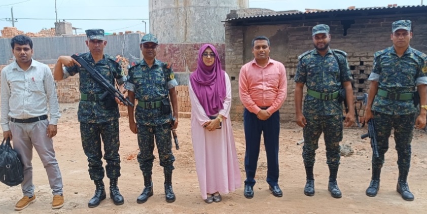 রানীনগরে অবৈধ ইটভাটায় অভিযান ৩ লক্ষ টাকা জরিমানা আদায়