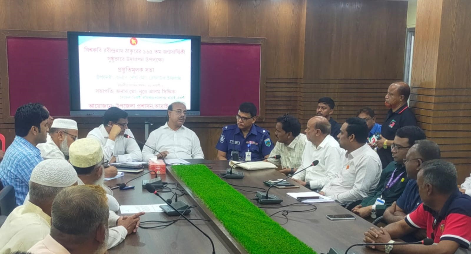 রবীন্দ্র জয়ন্তী উদযাপন উপলক্ষে আত্রাইয়ে প্রস্তুতি সভা