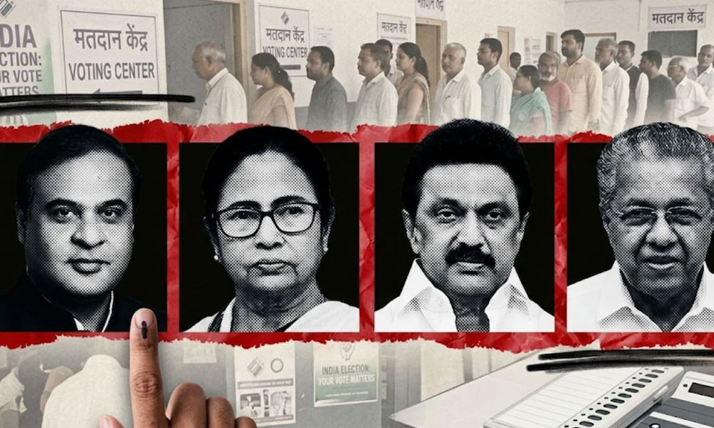 পশ্চিমবঙ্গসহ ৫ রাজ্যে বিধানসভা নির্বাচনের ভোট গণনা চলছে