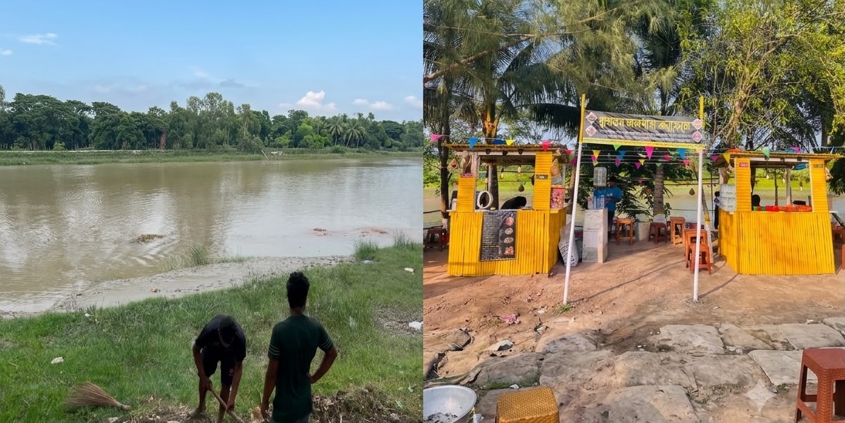 ময়লার ভাগাড় থেকে বিনোদন কেন্দ্র, সাতক্ষীরার দুই শিক্ষিত যুবকের উদ্যোগ প্রাণ ফিরে পেল কপোতাক্ষের তীর