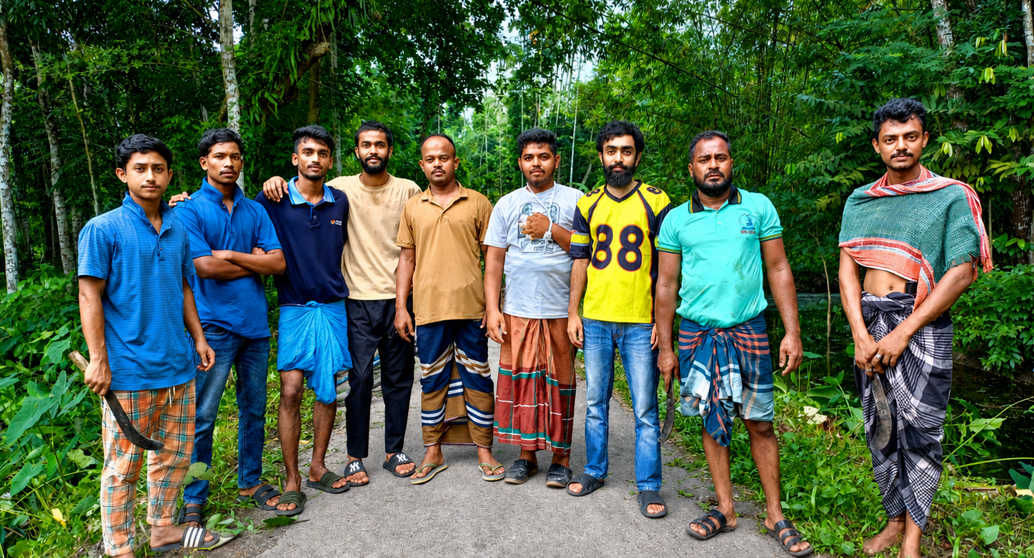 আগৈলঝাড়ায় গৈলা একতা যুবসমাজের পরিচ্ছন্নতা কর্মসূচি, প্রশংসায় এলাকাবাসী