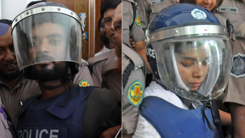 রামিসা হত্যার রায় আজ, সোহেল-স্বপ্নাকে আদালতে নেওয়া হয়েছে