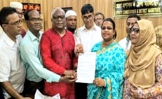চর বিষয়ক মন্ত্রণালয় ও পৃথক বাজেটের দাবিতে কুড়িগ্রামে পদযাত্রা, প্রধানমন্ত্রীর কাছে স্মারকলিপি