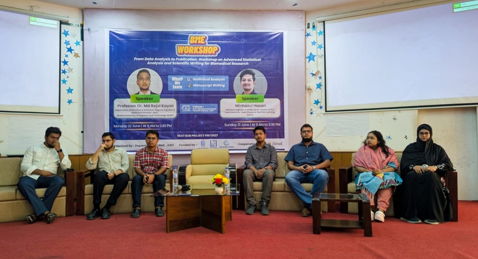 যবিপ্রবিতে দুদিন ব্যাপী ডাটা বিশ্লেষণ ও গবেষণাপত্র লেখার কর্মশালার উদ্বোধন