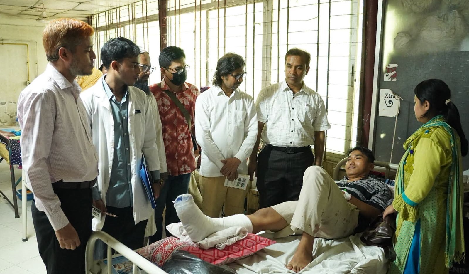 সড়ক দূর্ঘটনায় আহত রাবিপ্রবি শিক্ষার্থী