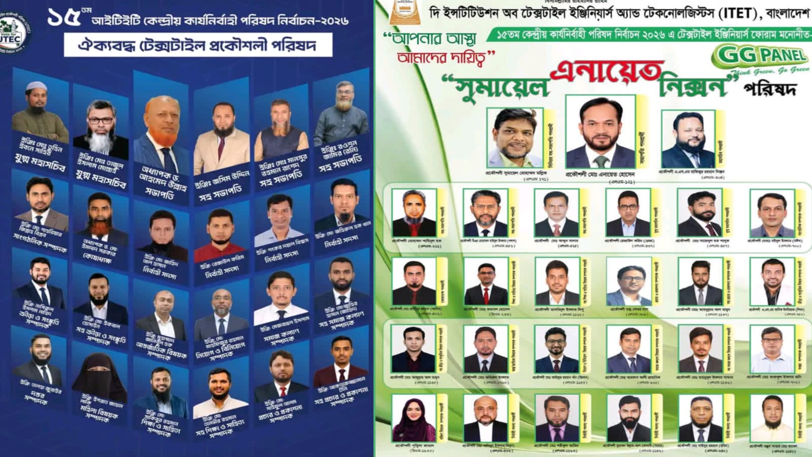 ইন্সটিটিউশন অব টেক্সটাইল ইঞ্জিনিয়ার্স অ্যান্ড টেকনোলজিস্টস (ITET)-এর ১৫তম কেন্দ্রীয় কার্যনির্বাহী পরিষদ নির্বাচন অনুষ্ঠিত