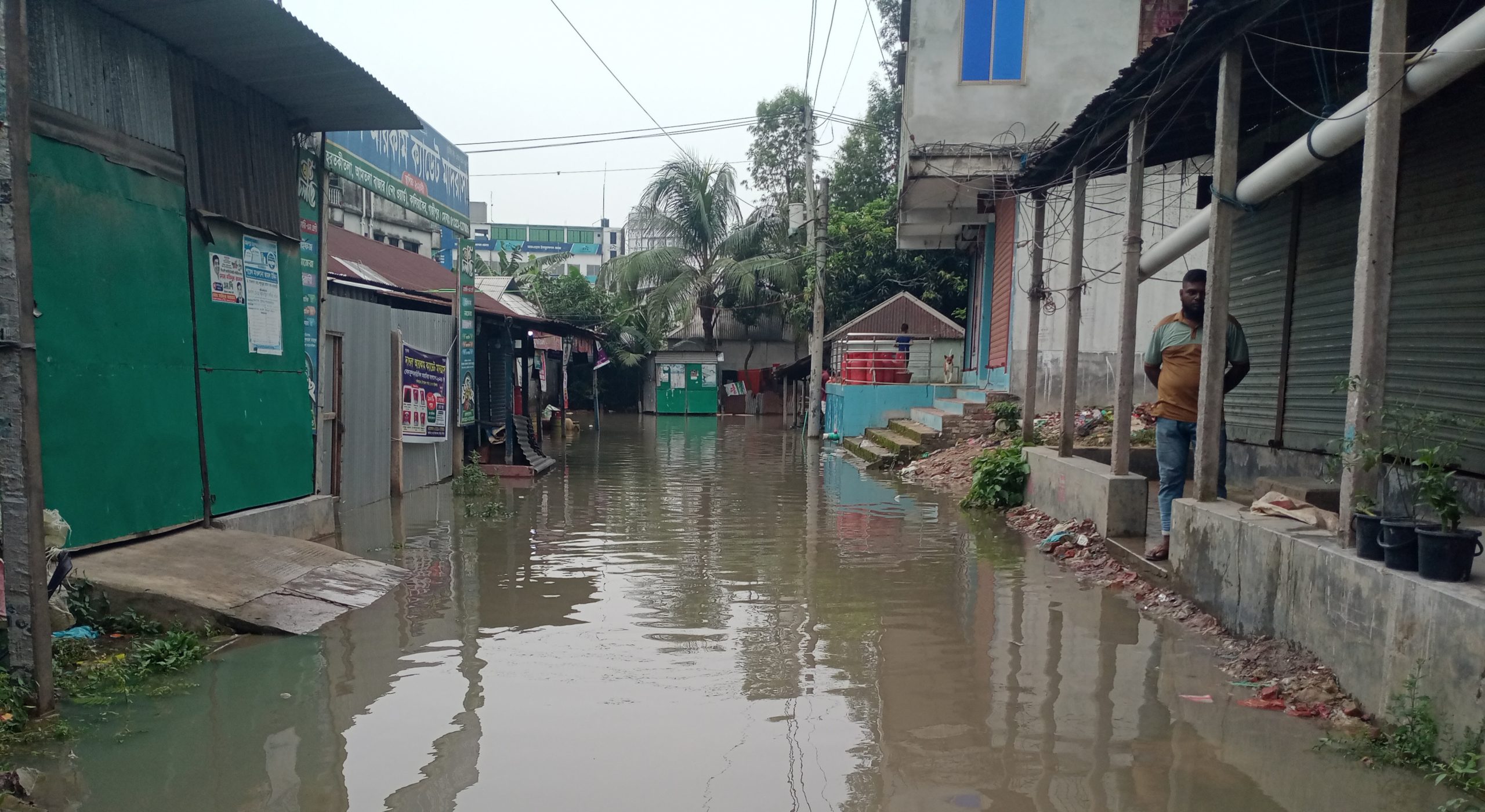 কালিয়াকৈরে পৌরসভা ৫ নং ওয়ার্ড হরতকিতলা আমতলা জলাবদ্ধতা সকল পেশাজীবী মানুষের জনদুর্ভোগ