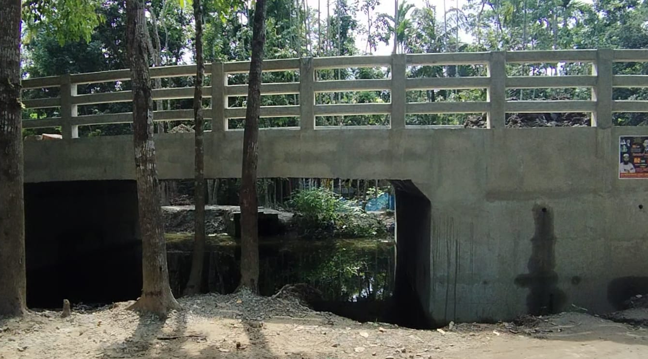 ঝালকাঠি নলছিটিতে খাল নেই, তবুও কোটি টাকার সেতু: অপচয়ের অভিযোগ, বিপাকে কয়েকটি পরিবার