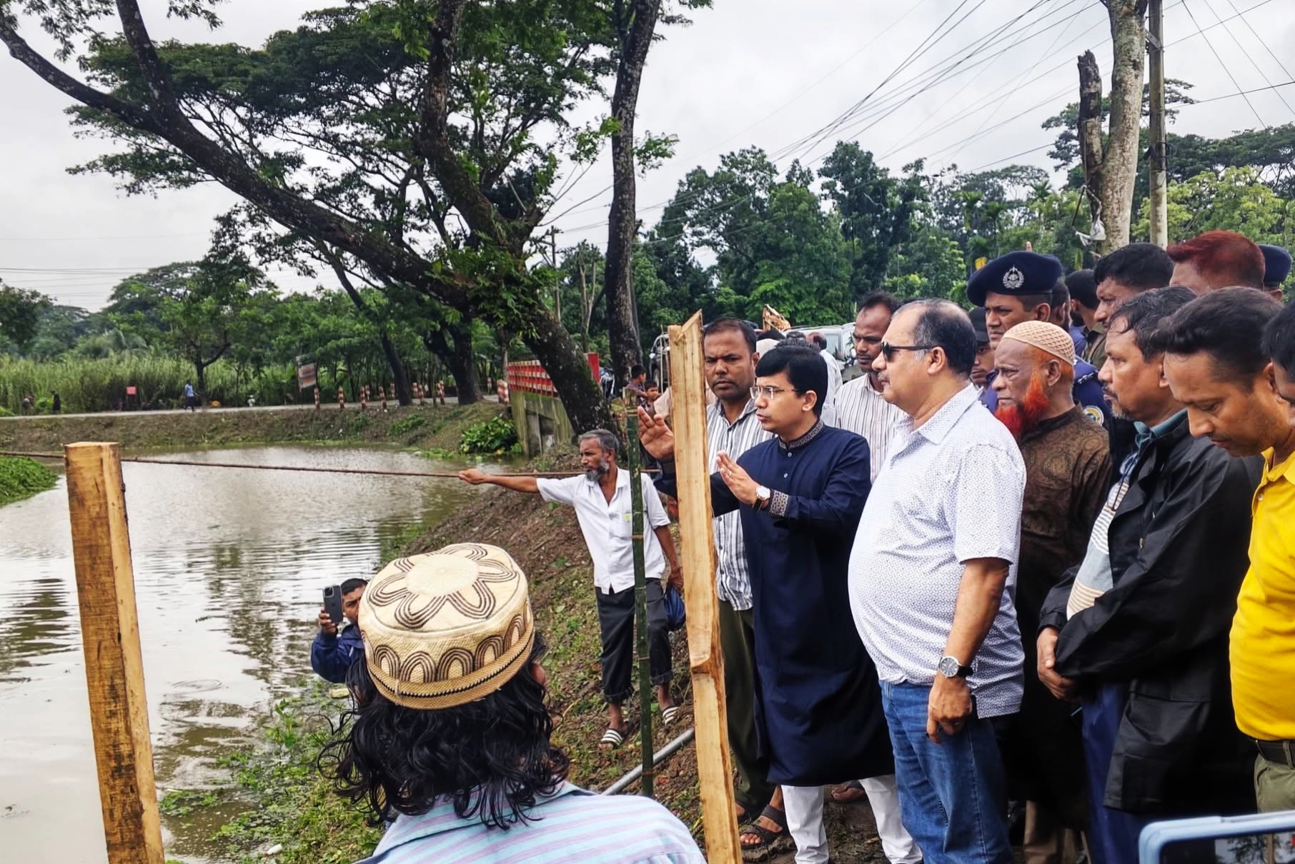 প্রধানমন্ত্রীর গৌরনদী সফর ঘিরে বাটাজোরে প্রস্তুতি পরিদর্শন
