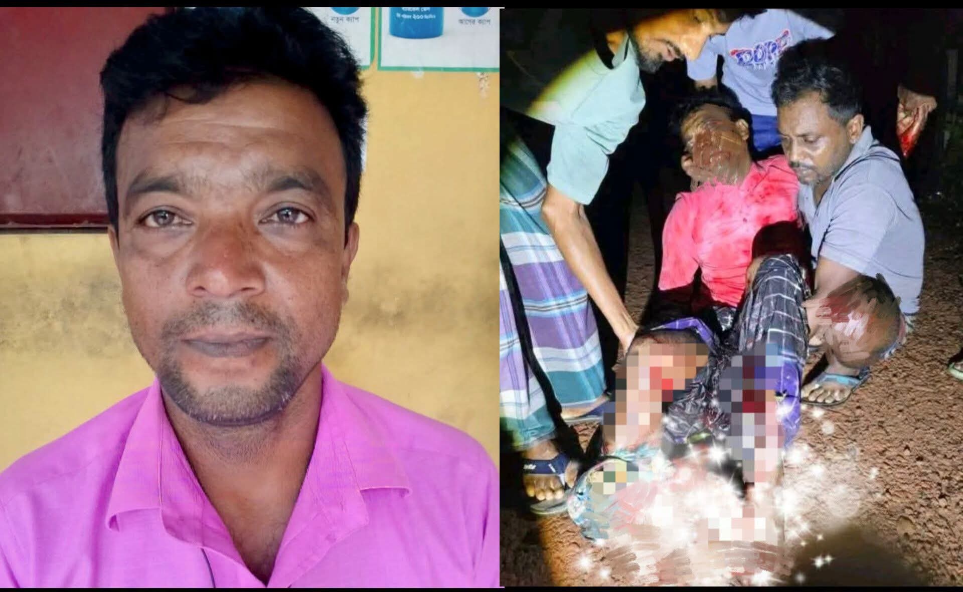 নড়াইলে ইউপি সদস্যকে কুপিয়ে হত্যা