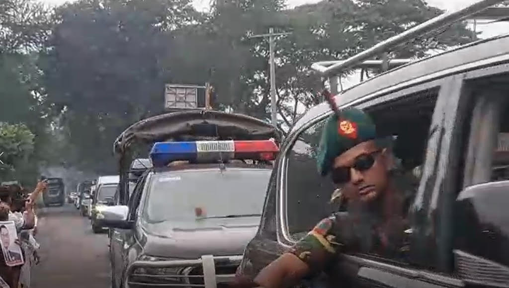 প্রধানমন্ত্রীর গাড়িবহরে ইট নিক্ষেপ নয়, চাকা থেকে ছিটকে আসা টুকরো: মাদারীপুর পুলিশ সুপার