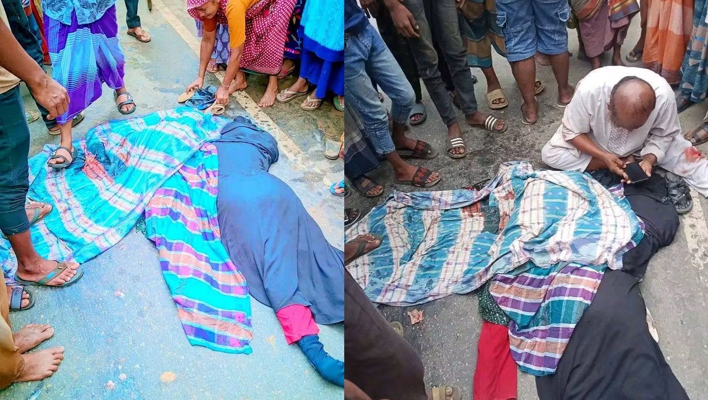 ঘোড়াঘাটে ট্রাকের ধাক্কায় মা-মেয়ের মৃত্যু, আহত বাবা