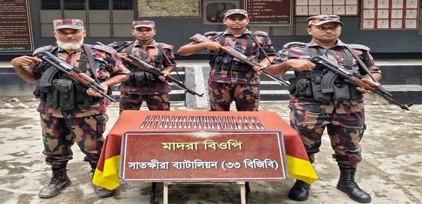 সাতক্ষীরা-কলারোয়া সীমান্তে বিজিবির অভিযানে ৬ লাখ টাকার চোরাচালানি পণ্য জব্দ