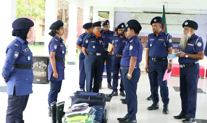 পিরোজপুর জেলা পুলিশের কীড প্যারেড অনুষ্ঠিত