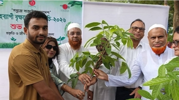 কুড়িগ্রামে প্রকৃতি ও জীবন ক্লাবের সপ্তাহব্যাপী বৃক্ষরোপণ কর্মসূচি শুরু