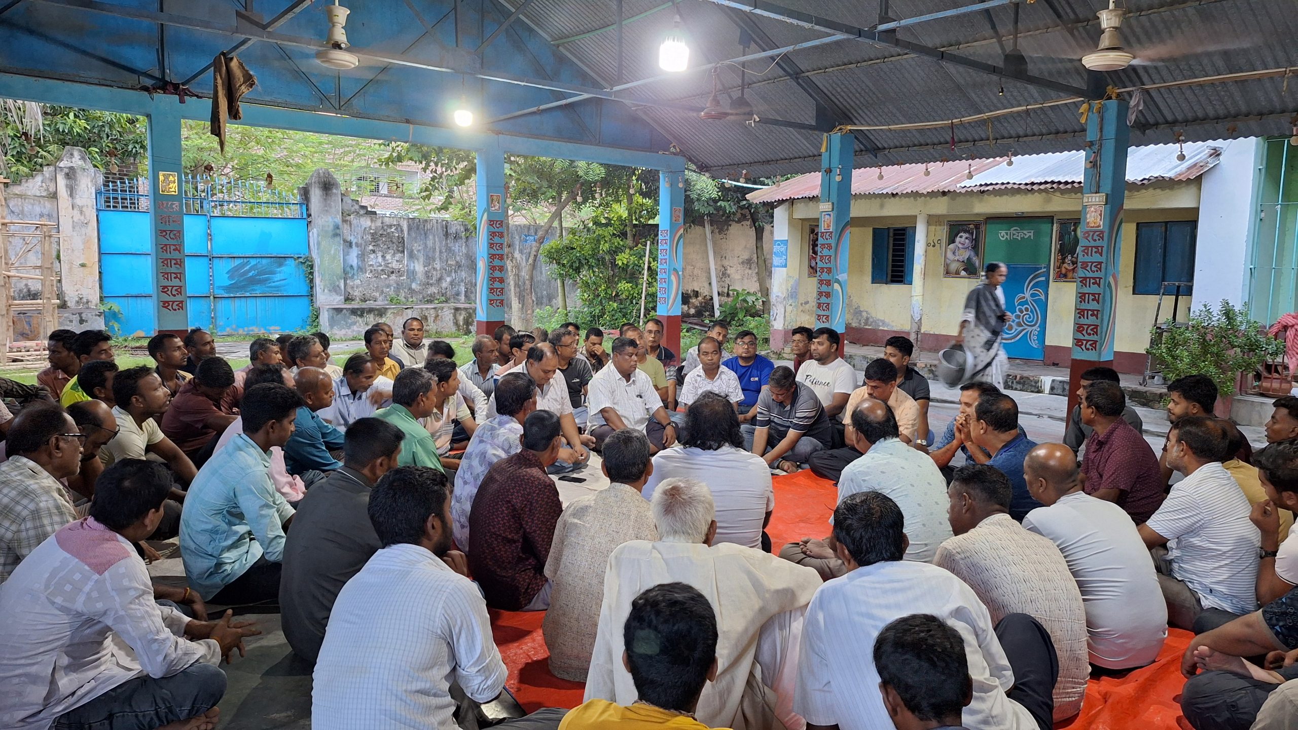 আদমদীঘিতে দুর্গাপূজা উপলক্ষে প্রস্তুতি সভা