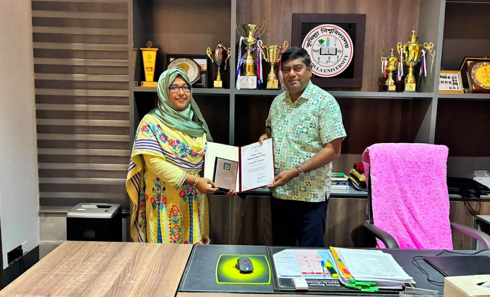 ‘ইয়ং এশিয়ান বায়োটেকনোলজিস্ট প্রাইজ’ পেলেন কুবি শিক্ষক ড. জান্নাতুল ফেরদৌস