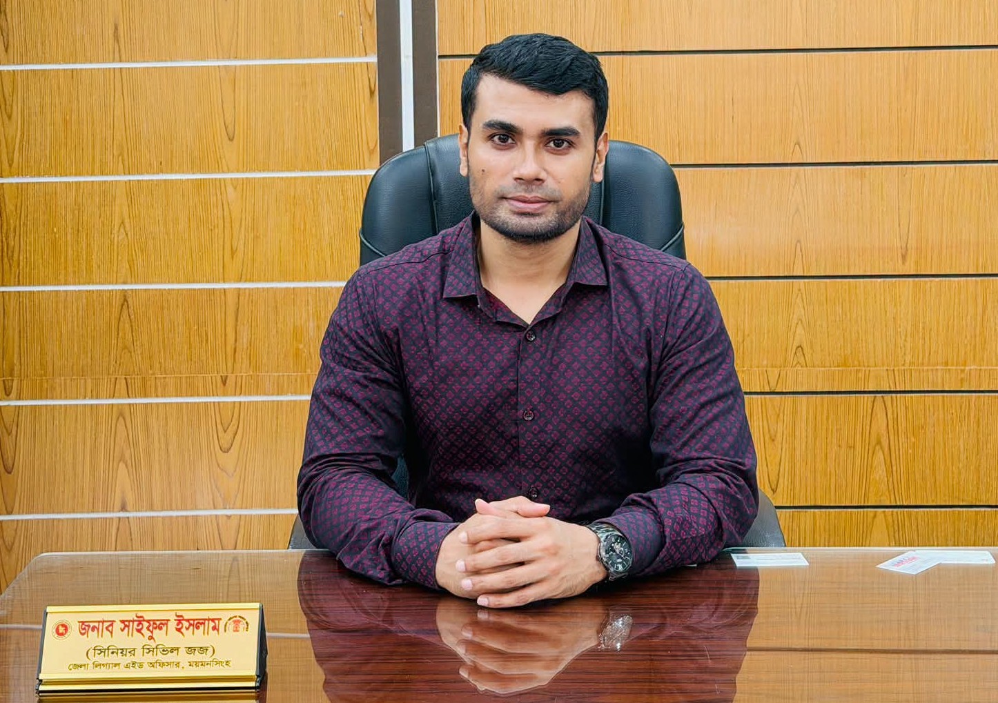 অফিস সময়ের বাইরে জনসেবা, ময়মনসিংহ জেলা লিগ্যাল এইড অফিসার সাইফুল ইসলামের ব্যতিক্রমী কর্মজীবন
