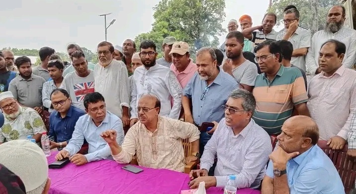 আহসানগঞ্জ রেলওয়ে স্টেশনে আধুনিক প্ল্যাটফর্ম নির্মাণে মতবিনিময়