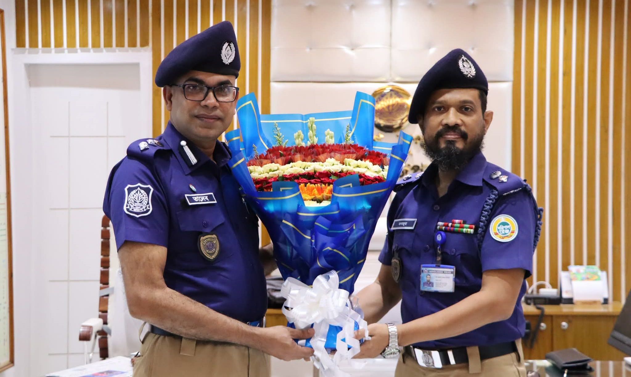 পিরোজপুরে নতুন পুলিশ সুপার মুহাম্মদ তালেবুর রহমানের দায়িত্ব গ্রহণ