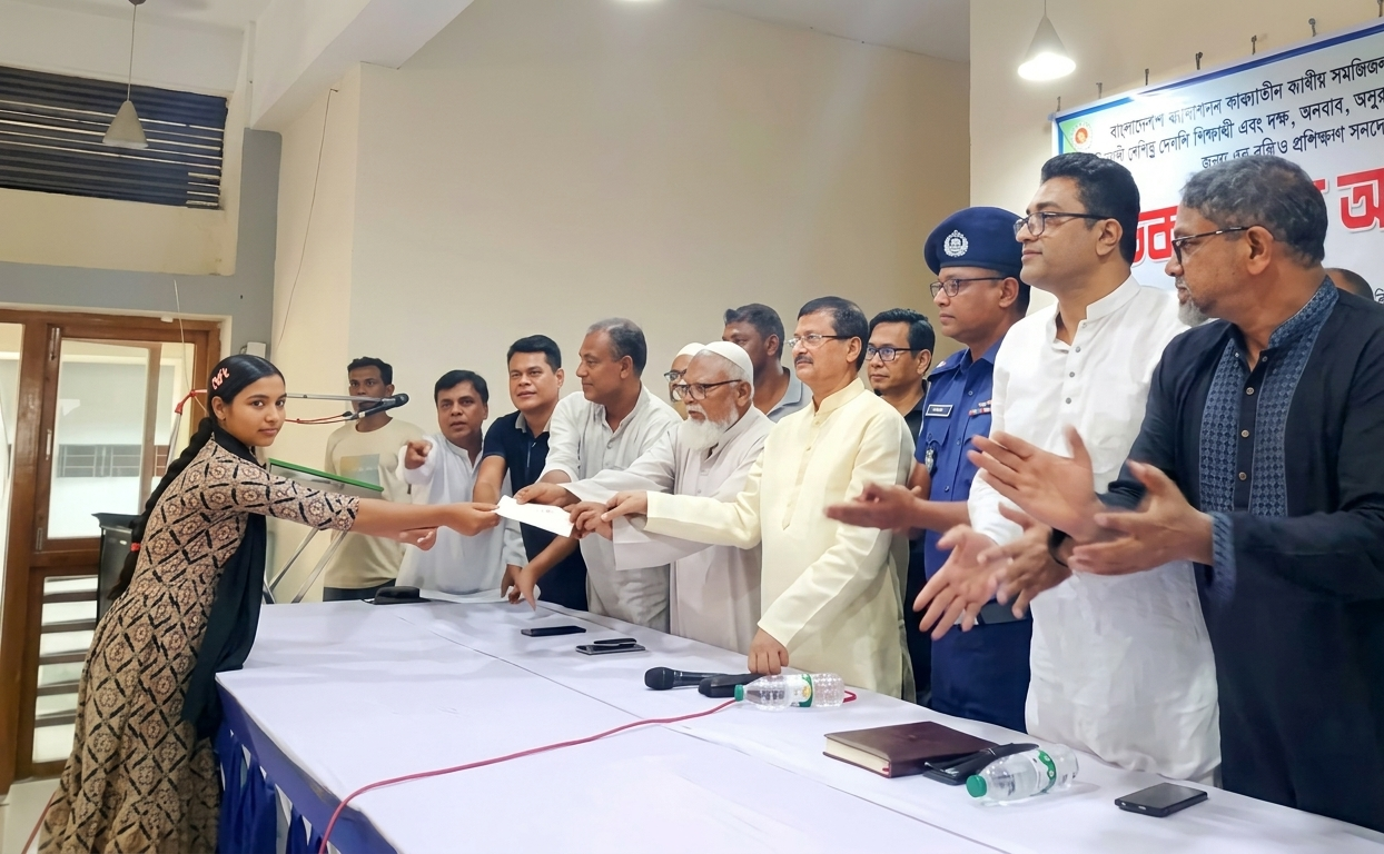 উলিপুরে শিক্ষার্থী,দুস্থ, অসহায় ও অসচ্ছল মাঝে আর্থিক অনুদানের চেক বিতরণ