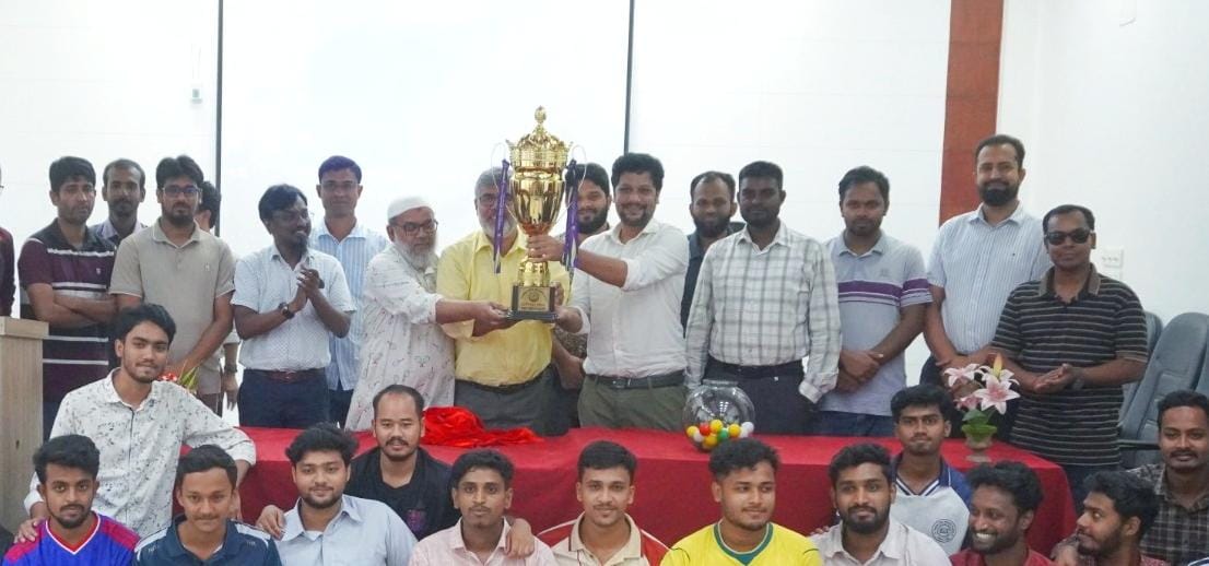 যবিপ্রবিতে আন্তঃবিভাগ ফুটবল প্রতিযোগিতার ট্রফি উন্মোচন ও ফিক্সচার ড্র অনুষ্ঠিত