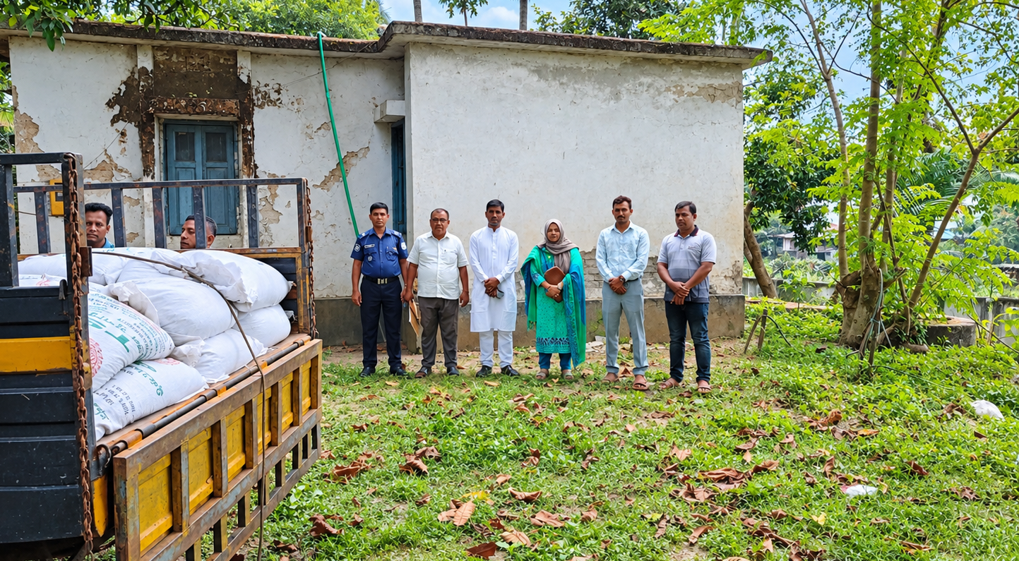 কালীগঞ্জে ৪০ বস্তা ভেজাল টিএসপি সার জব্দ ২৫ হাজার টাকা জরিমানা