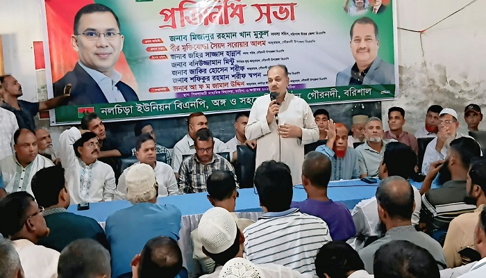 গৌরনদী নলচিড়া ইউনিয়ন বিএনপি’র প্রতিনিধি সভা