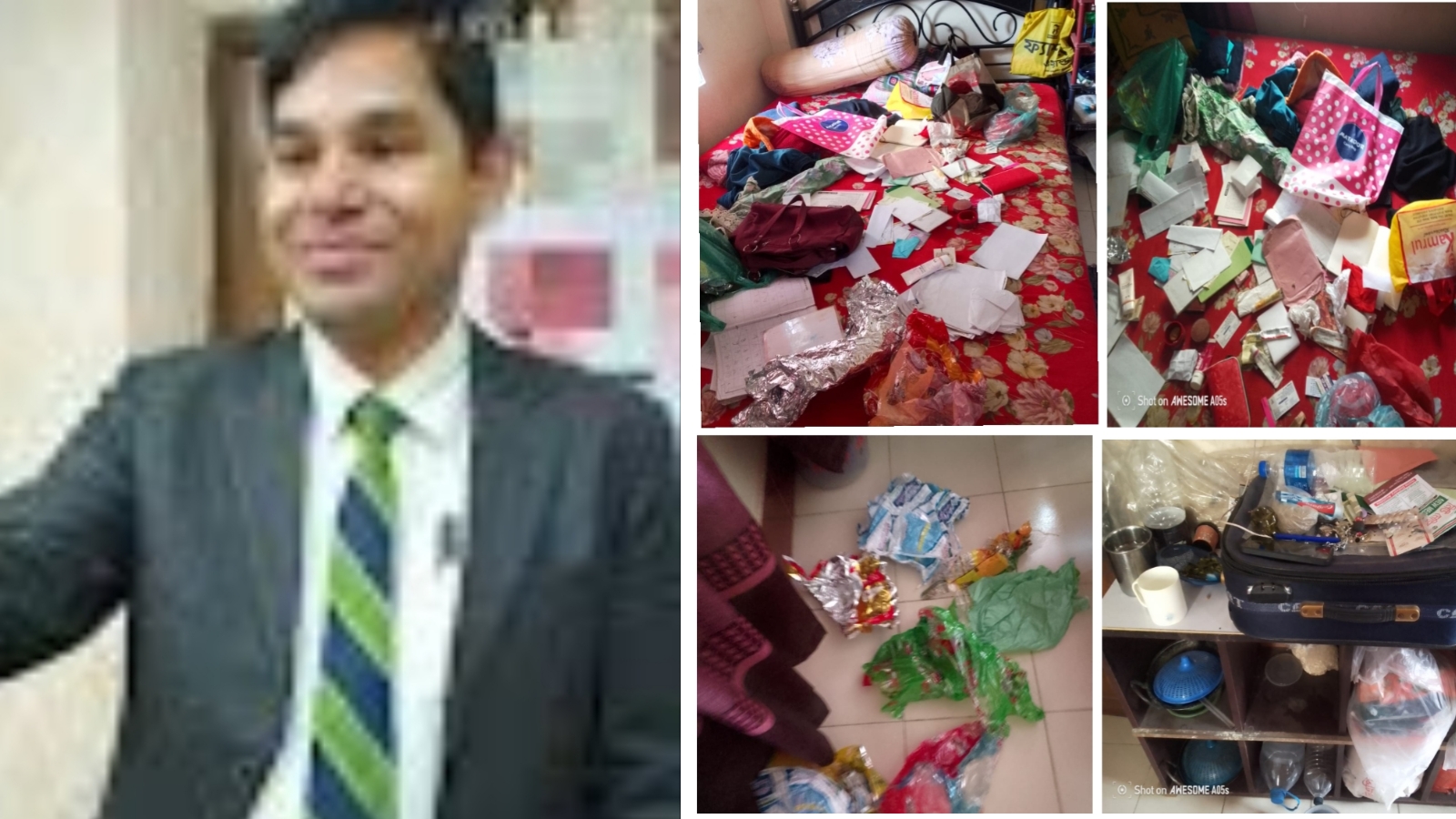 বাড্ডা থানার এসআই হানিফের বিরুদ্ধে গভীর রাতে বাসায় ঢুকে ভাঙচুর-লুটপাটের অভিযোগ