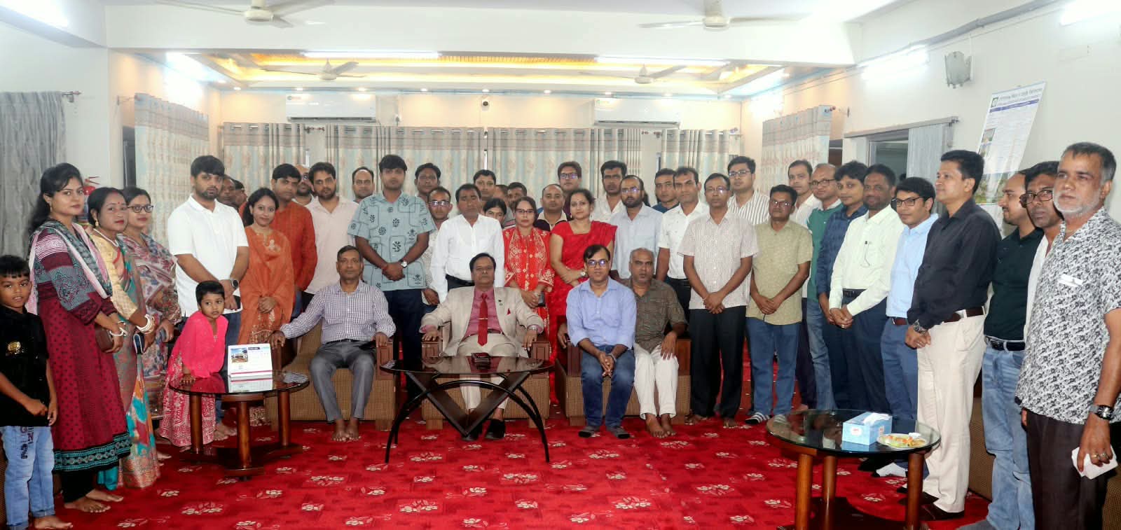 সনাতন ধর্মাবলম্বীদের সঙ্গে গোবিপ্রবি উপাচার্যের শুভেচ্ছা বিনিময়